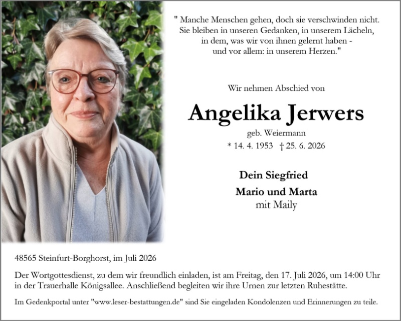 Profilbild von Angelika Jerwers